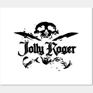JOLLY ROGER (black ver.) Posters and Art